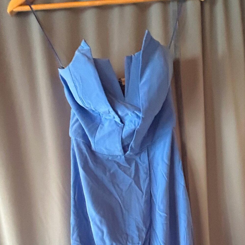 Seduce Australian Brand, Size 6 Bodycon Dress, sleeveless, blue